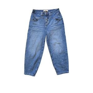 Seventy + Mochi Mia Barrel Leg Medium Wash Denim Jeans Size W31 Regular